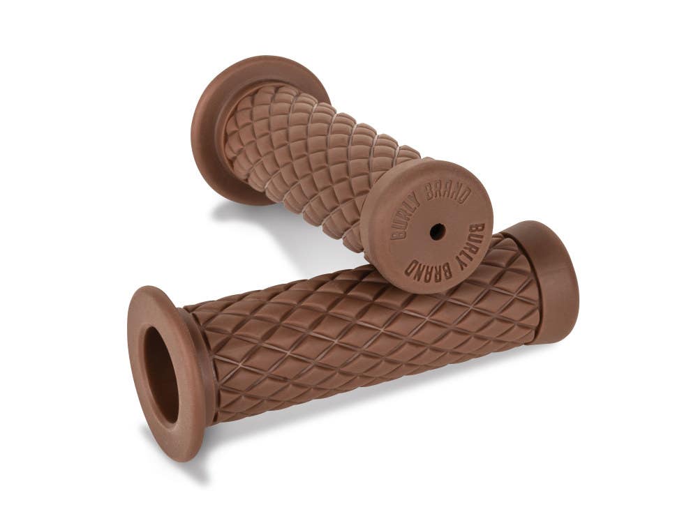 BURLY BRAND HANDGRIPS DIAMONDBACK BROWN