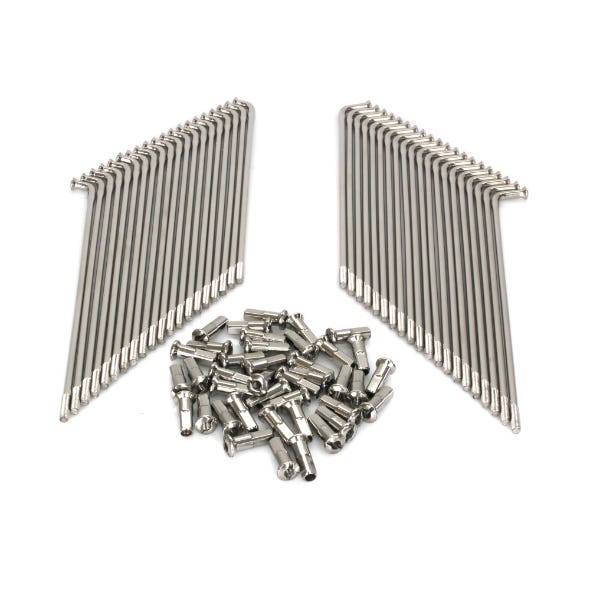 BUCHANANS SPOKE RIM SPOKE KIT 19 STD ROUND POL