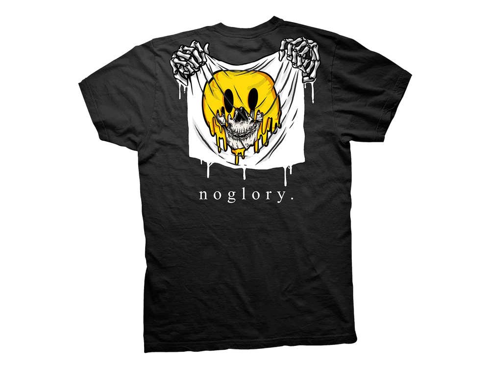 CROOKED CLUBHOUSE MENS NO FUEL NO GLORY SHORT SLEEVE TEE.