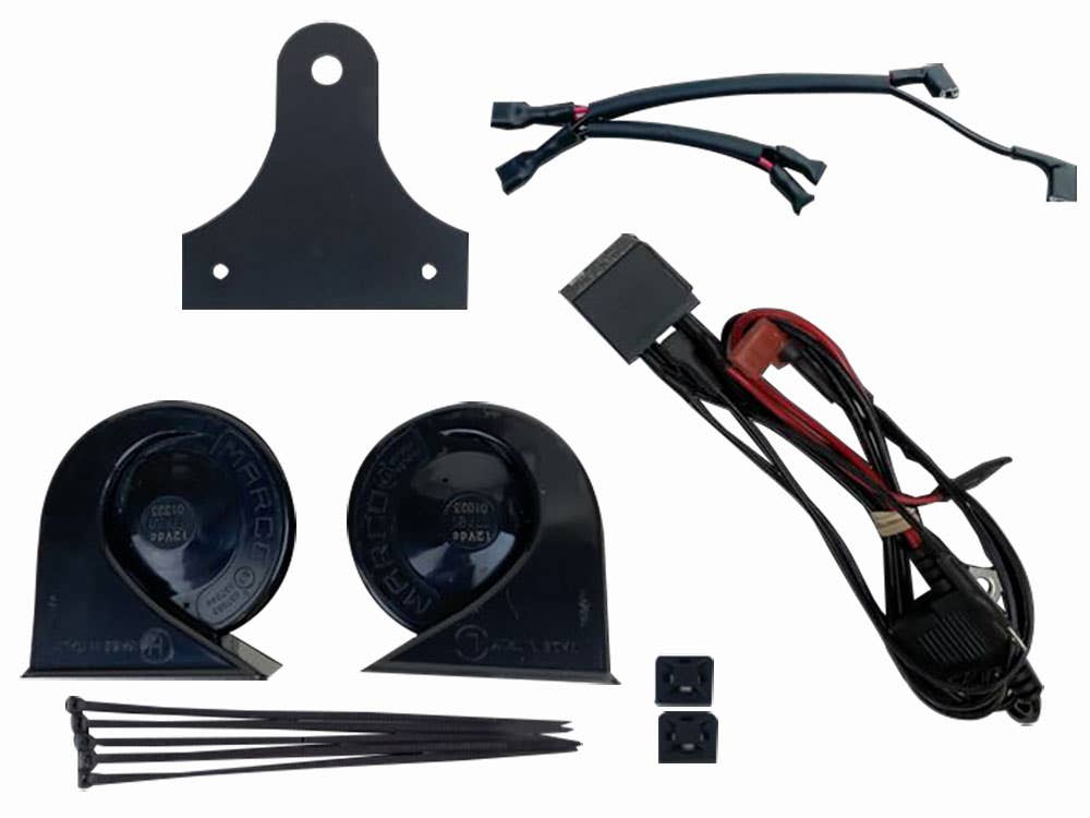 CUSTOM DYNAMICS HORN KIT DUAL ELECTROMAGNETIC