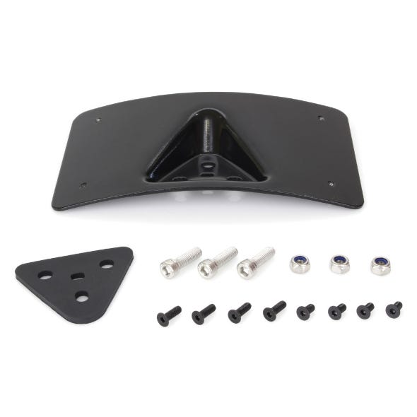 CUSTOM DYNAMICS N/PLATE BACKING PLATE W/MNT CURVED