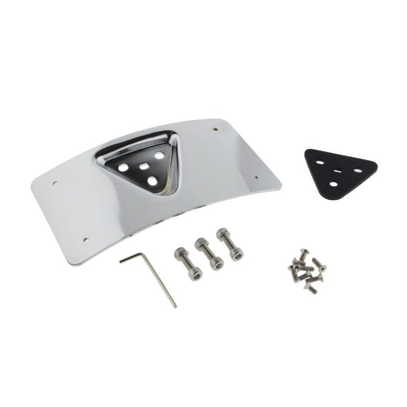 CUSTOM DYNAMICS N/PLATE BACKING PLATE W/MNT CURVED