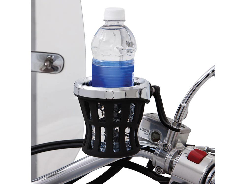 CIRO 3D DRINK HOLDER MIRROR MT BLK W/CHR