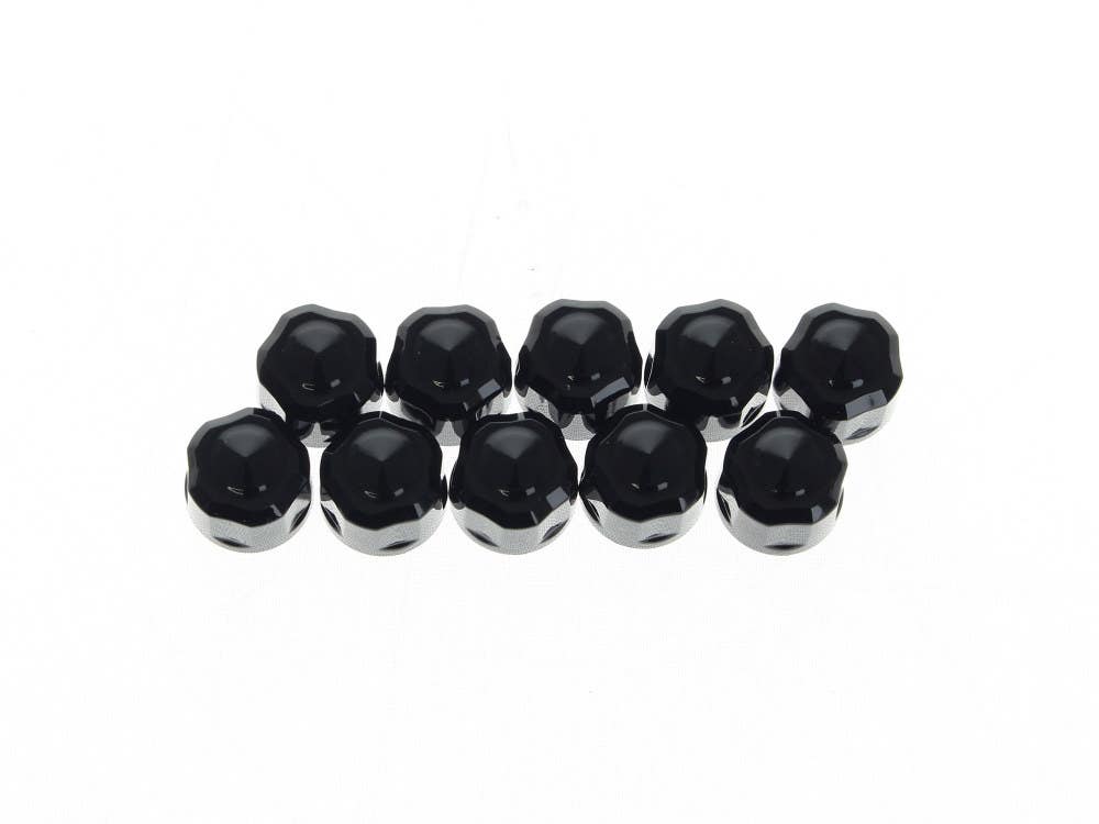 CIRO 3D BOLT CVRS DIAMOND CUT BLK 1/4