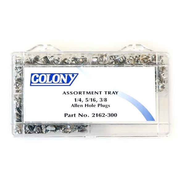 COLONY MACHINE PLUG HOLE CHR KIT - ASSORTMENT