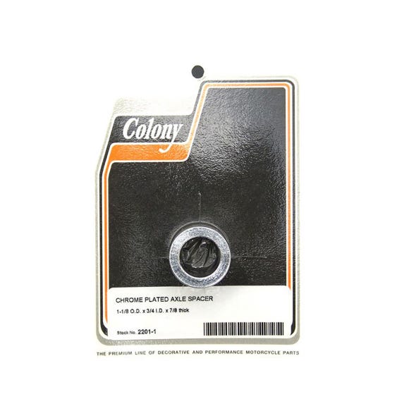 COLONY MACHINE AXLE SPACER 7/8 THICK X 3/4 ID
