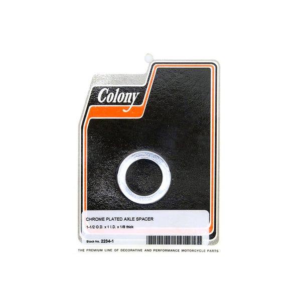 COLONY MACHINE AXLE SPACER 1/8 THICK X 1/25MM
