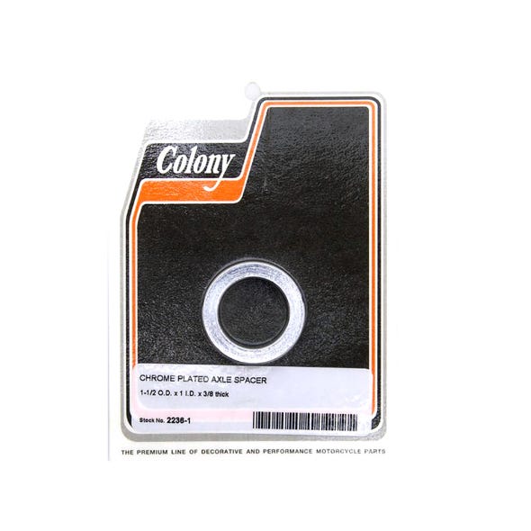COLONY MACHINE AXLE SPACER 3/8 THICK X 1/25MM