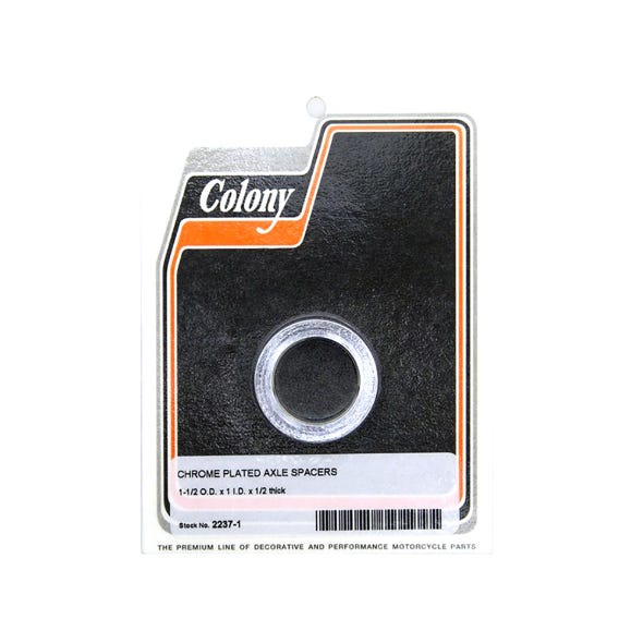 COLONY MACHINE AXLE SPACER 1/2 THICK X 1/25MM