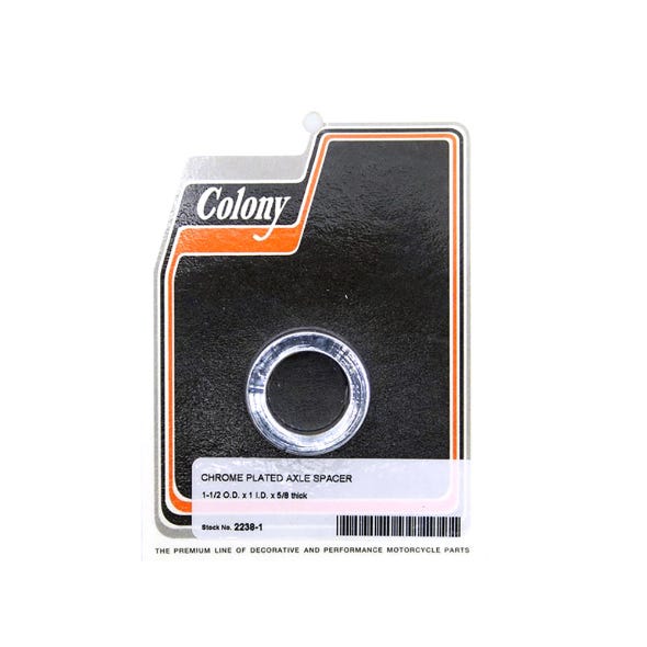 COLONY MACHINE AXLE SPACER 5/8 THICK X 1/25MM