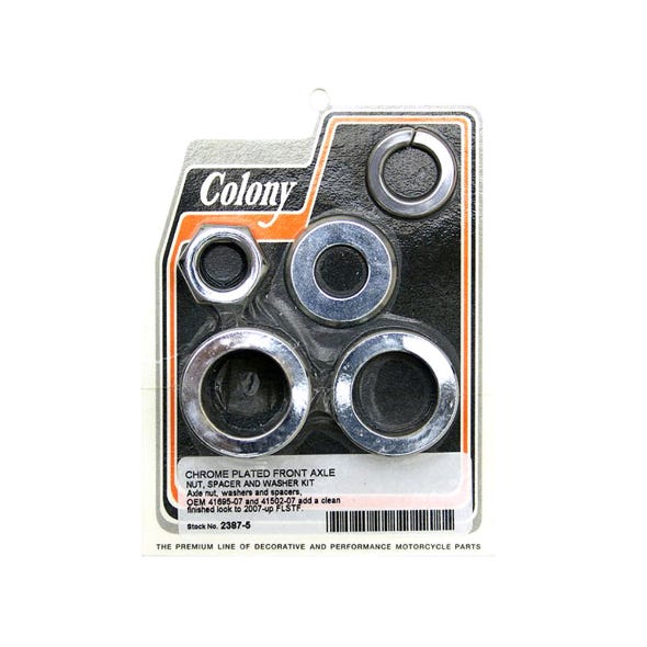 COLONY MACHINE AXLE SPACER KIT FR FLSTF07-17
