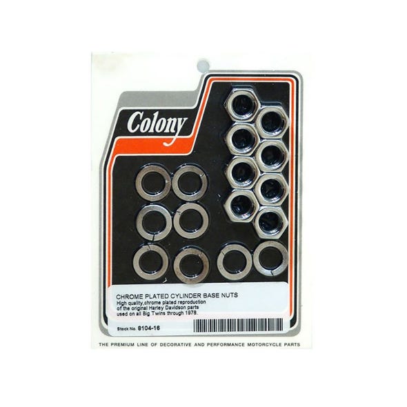 COLONY MACHINE CYL BASE NUTS BT30-78 STK