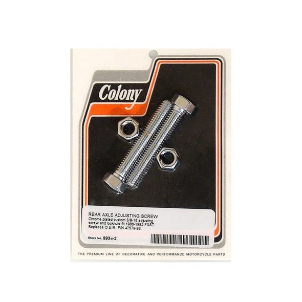 COLONY MACHINE AXLE ADJ BOLTS S/TAIL86-92