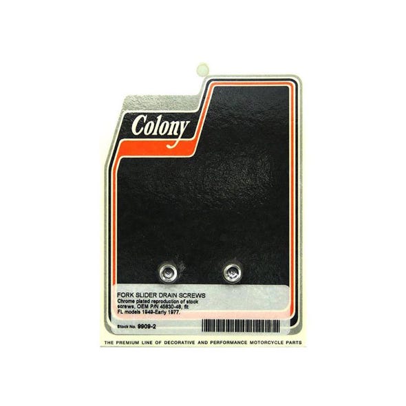 COLONY MACHINE SLIDER DRAIN PLUG FL49-E77