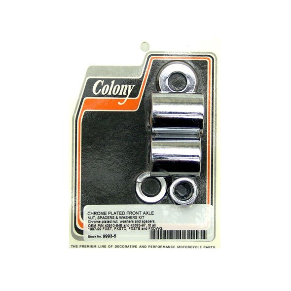 COLONY MACHINE AXLE SPACER KIT FR FXST &