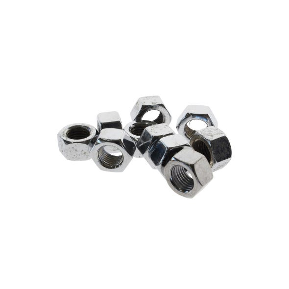 COLONY MACHINE NUT HEX UNF 3/8-24 (PK10) CHR