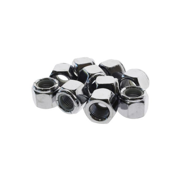 COLONY MACHINE NUT LOCK UNF 3/8-24 (PK10) CHR