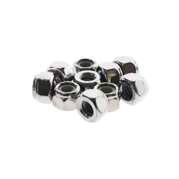 COLONY MACHINE NUT LOCK UNC 1/4-20 (PK10) CHR