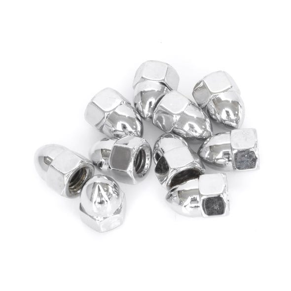 COLONY MACHINE NUT ACORN UNC 7/16-14 CHR