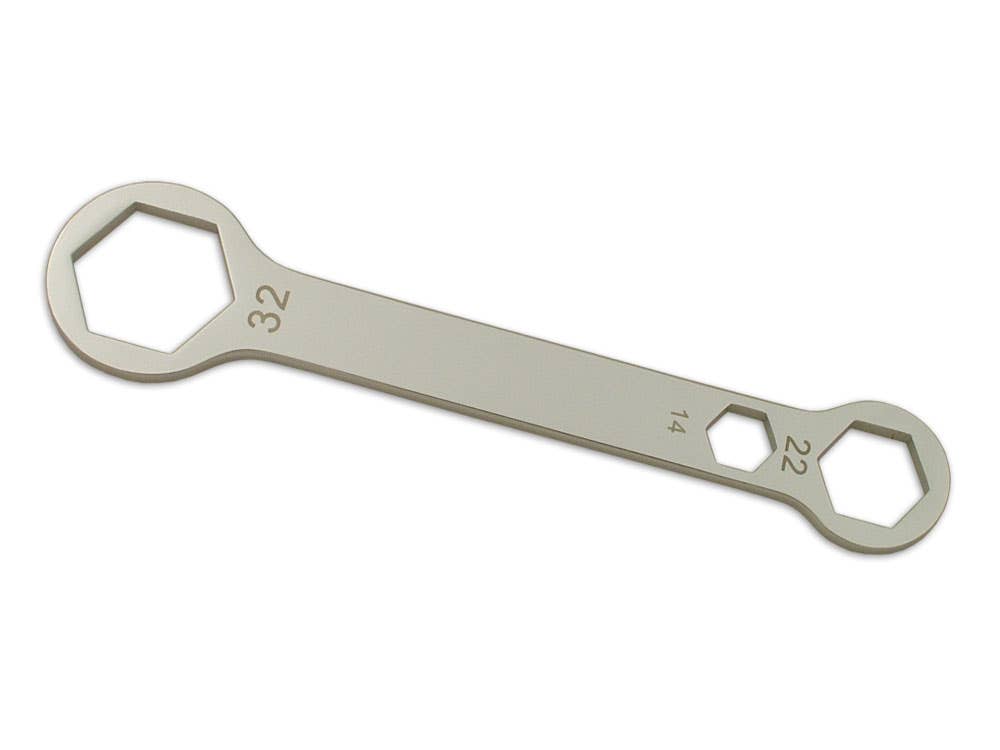 CRUZTOOLS COMBO AXLE WRENCH 14MM X 22MM X 32MM