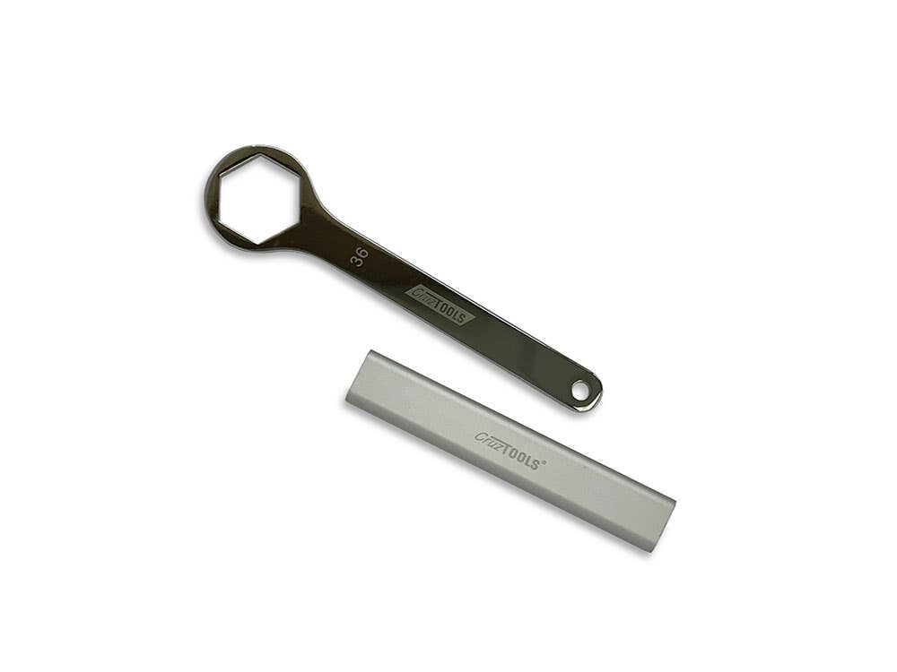 CRUZTOOLS 36MM REAR AXLE NUT WRENCH TOOL. USE ON TOURING 2008UP PAN AMERICA 2021UP & INDIAN FTR1200 2019UP
