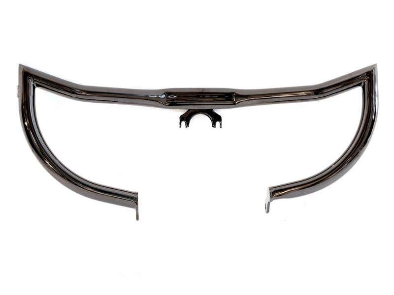FACTORY 47 HANDLEBARS GUARDIAN FRONT CRASHBAR - BLACK CHROME. FITS TOURING 2024UP.