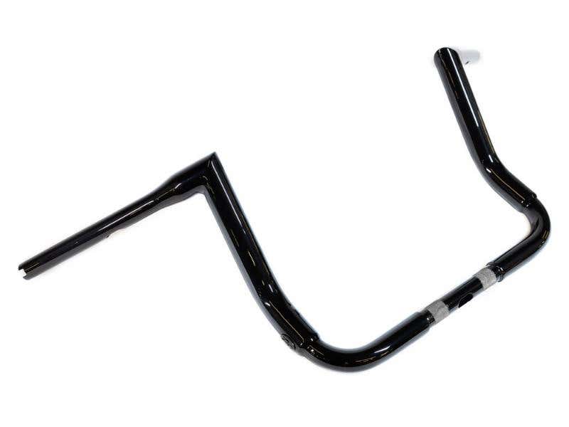 FACTORY 47 HANDLEBARS 12IN. X 1-1/2IN. STS MITER HANDLEBAR - GLOSS BLACK. FITS ULTRA MODELS 1996UP AND STREET GLIDE 1996-2023