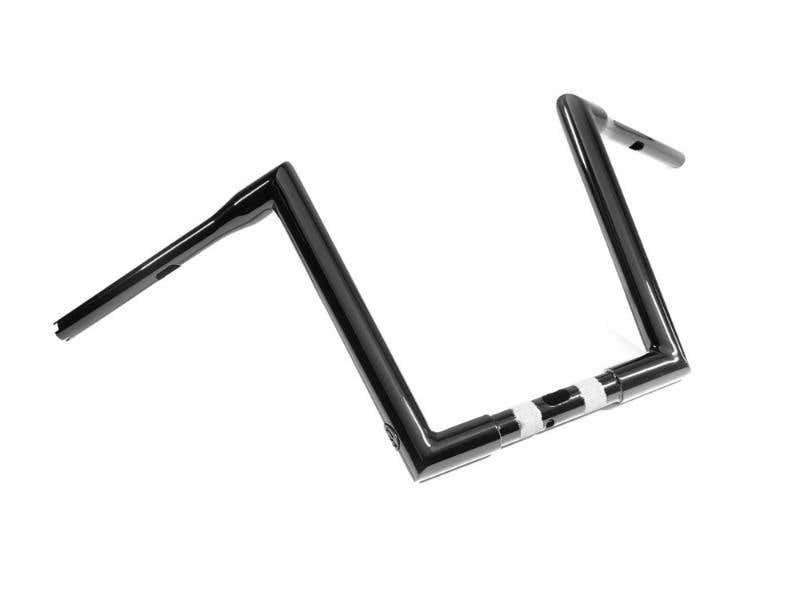FACTORY 47 HANDLEBARS 12IN. X 1-1/2IN. STR MITER HANDLEBAR - GLOSS BLACK. FITS ROAD GLIDE 2015-2023