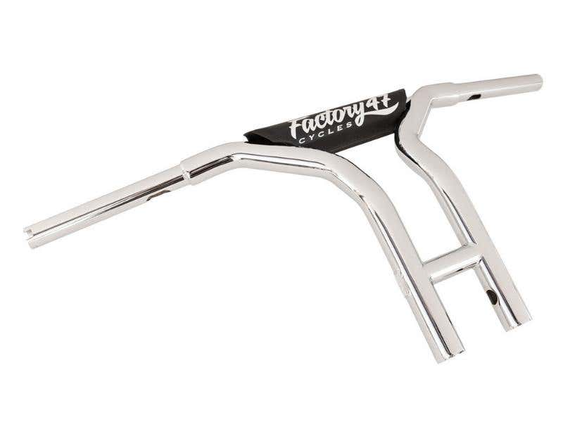 FACTORY 47 HANDLEBARS 12IN. X 1-1/4IN. MX47 PULLBACK T-BAR HANDLEBAR - CHROME.