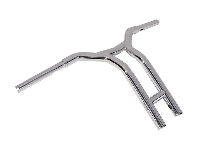 FACTORY 47 HANDLEBARS 14IN. X 1-1/4IN. CALI PULLBACK T-BAR HANDLEBAR - CHROME.