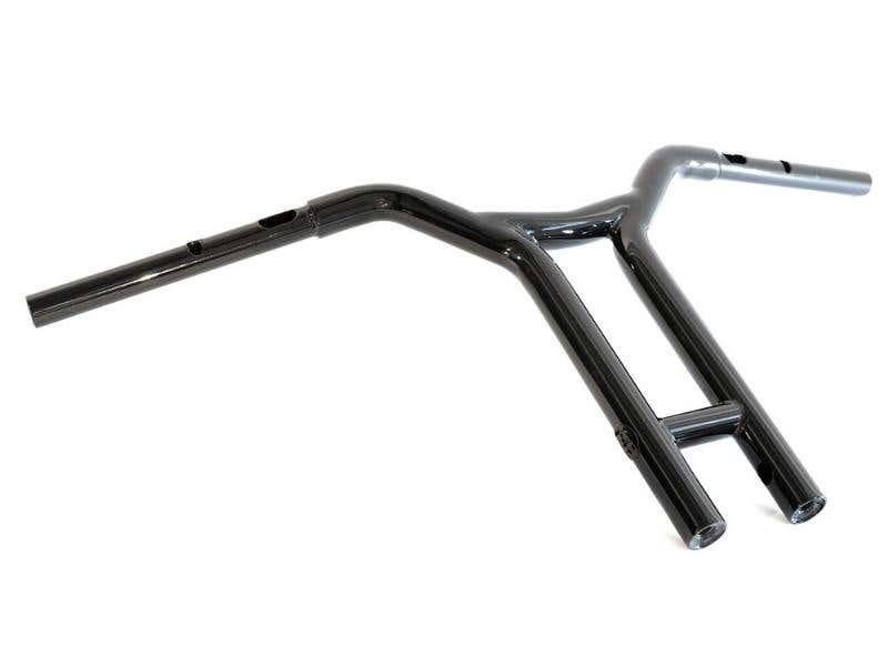 FACTORY 47 HANDLEBARS 14IN. X 1-1/4IN. BRAP STRAIGHT T-BAR HANDLEBAR - GLOSS BLACK. FITS CVO ROAD GLIDE 2023UP & ROAD GLIDE 2024UP