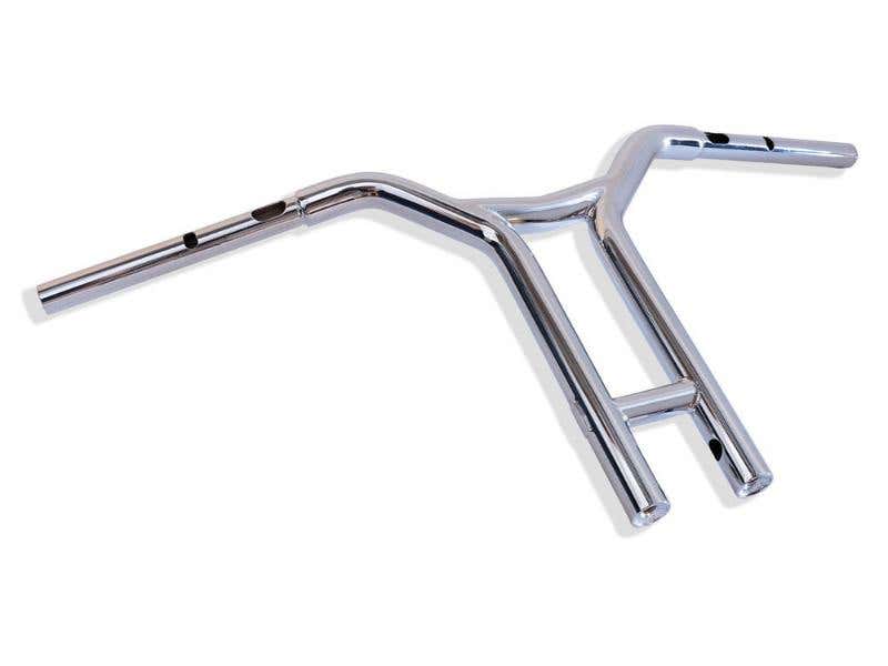 FACTORY 47 HANDLEBARS 14IN. X 1-1/4IN. BRAP STRAIGHT T-BAR HANDLEBAR - CHROME. FITS CVO ROAD GLIDE 2023UP & ROAD GLIDE 2024UP