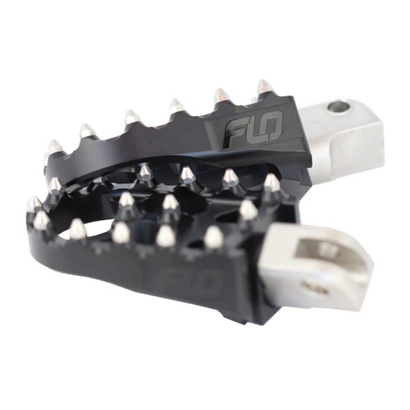 FLO MOTORSPORTS FOOTPEGS V2 MX BLK FTR120019UP FR