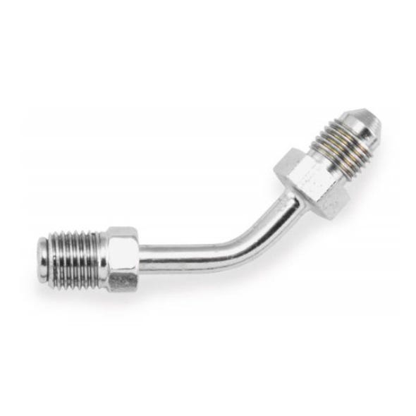 GOODRIDGE ADAPTER MALE #3 X 3/8-24 45O BEND