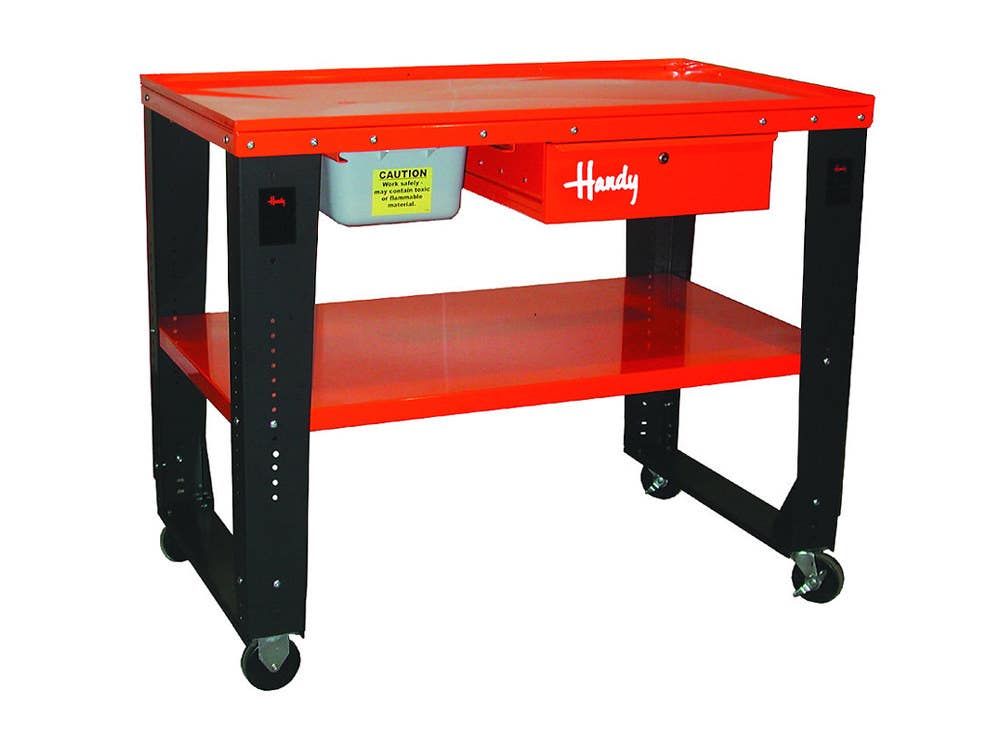 HANDY INDUSTRIES DELUXE TEAR-DOWN TABLE ORANGE