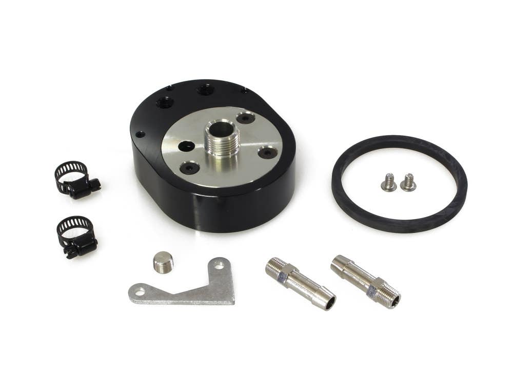 JAGG OIL COOLERS ADAPTOR OIL COOLER T/CAM & EFI EVO