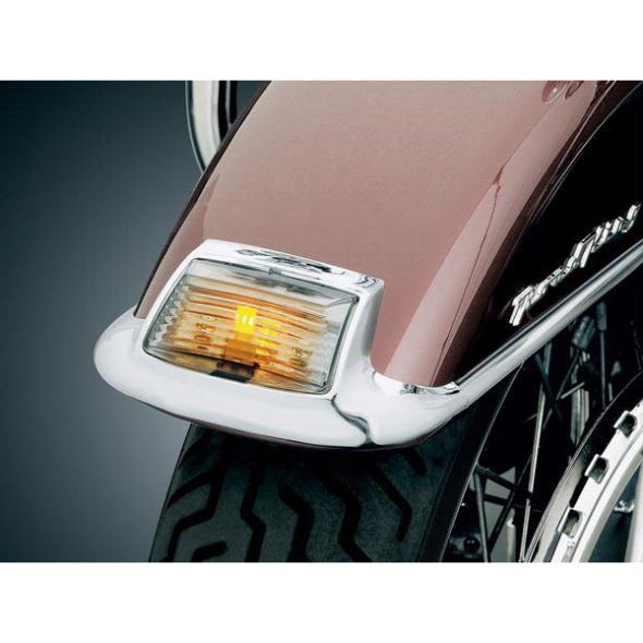 KURYAKYN LENS W/LED BULB FRONT FENDER TIP