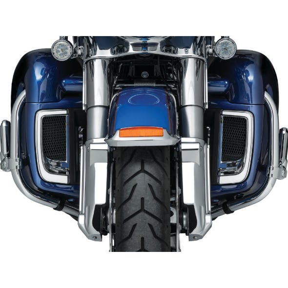 KURYAKYN LOWER FAIRING GRILLS; FLHT14UP