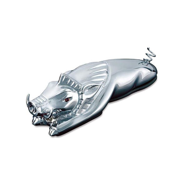 KURYAKYN FENDER ORNAMENT WILD BOAR W/EYES