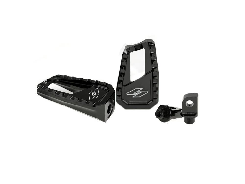 KRAUS MOTO FOOTPEGS APEX EDGE BLK