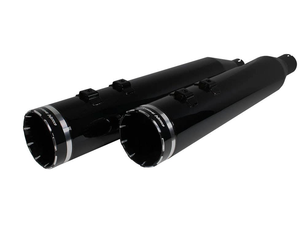 KHROME WERKS MUFFLERS FLH17UP 4.5 OBSIDIAN