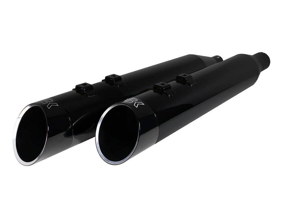 KHROME WERKS MUFFLERS FLH17UP 4.5 OBSIDIAN