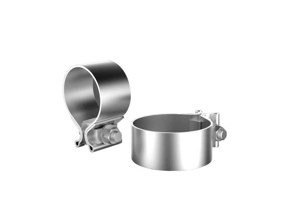KHROME WERKS CLAMP MUFFLER FLH17UP S/STEEL