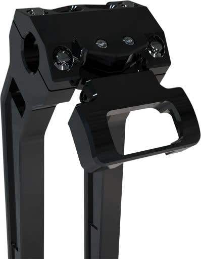 LA CHOPPERS GAUGE MOUNT PERF. RISERS FXBB
