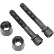 LA CHOPPERS RISER BOLT & CONE KIT GLOSS BLK
