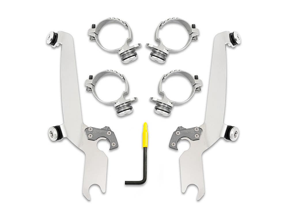 MEMPHIS SHADES WINDSHIELD MNT KIT FLST86-17 W/O
