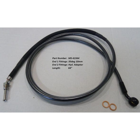 MAGNUM SHIELDING BP HYD CLUTCH LINE; 64X35DX10MM