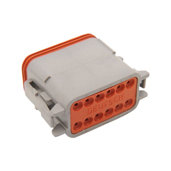 NAMZ CUSTOM CYCLE PRODUCTS DEUTSCH PLUG 12-WIRE GREY