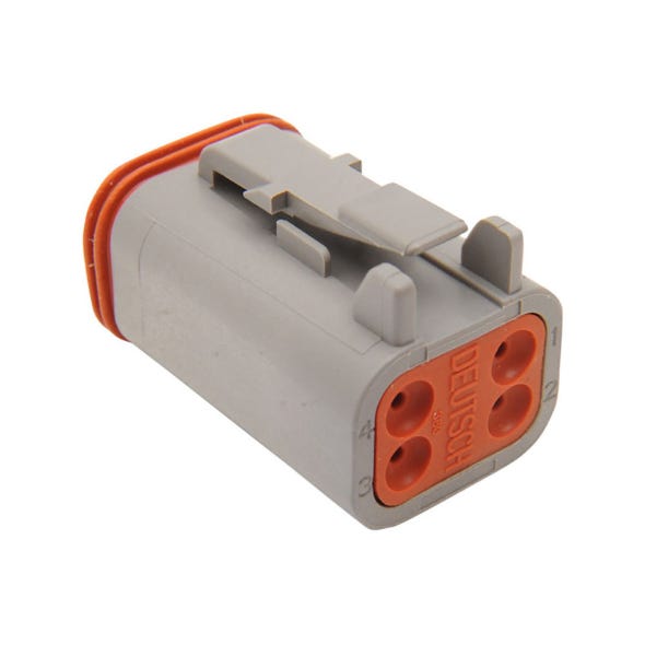 NAMZ CUSTOM CYCLE PRODUCTS DEUTSCH PLUG 4-WIRE GREY