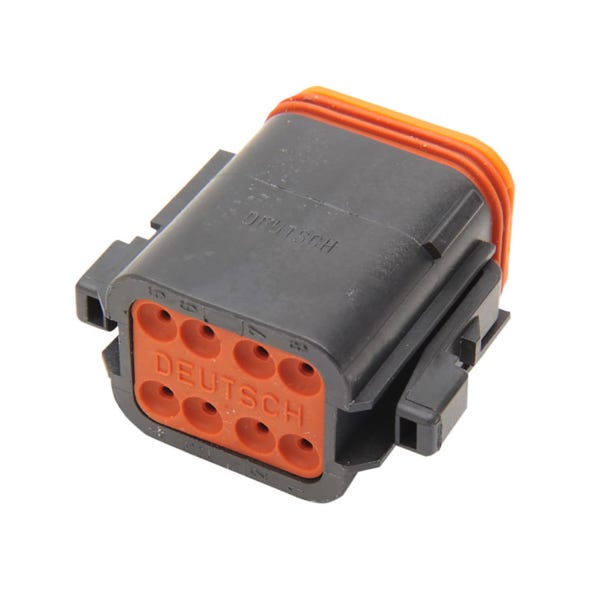 NAMZ CUSTOM CYCLE PRODUCTS DEUTSCH PLUG 8-WIRE BLK